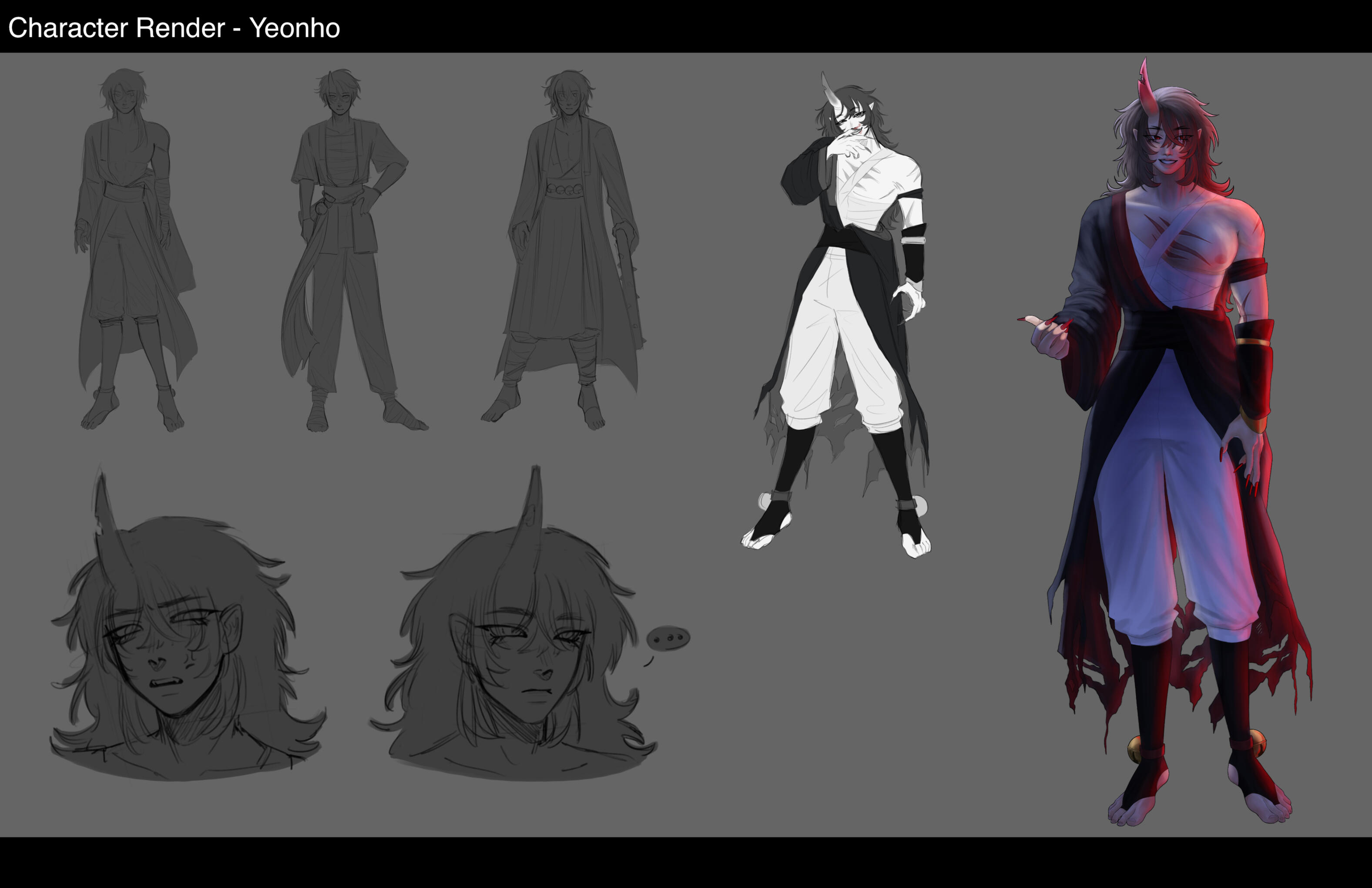 Yeonho is a dokkebi; he was turned into one by the original demon, but unlike him, Yeonho is able to exhibit humanity and becomes close with a well-known demon slayer. Together, they hunt for a way to turn Yeonho into a human again.