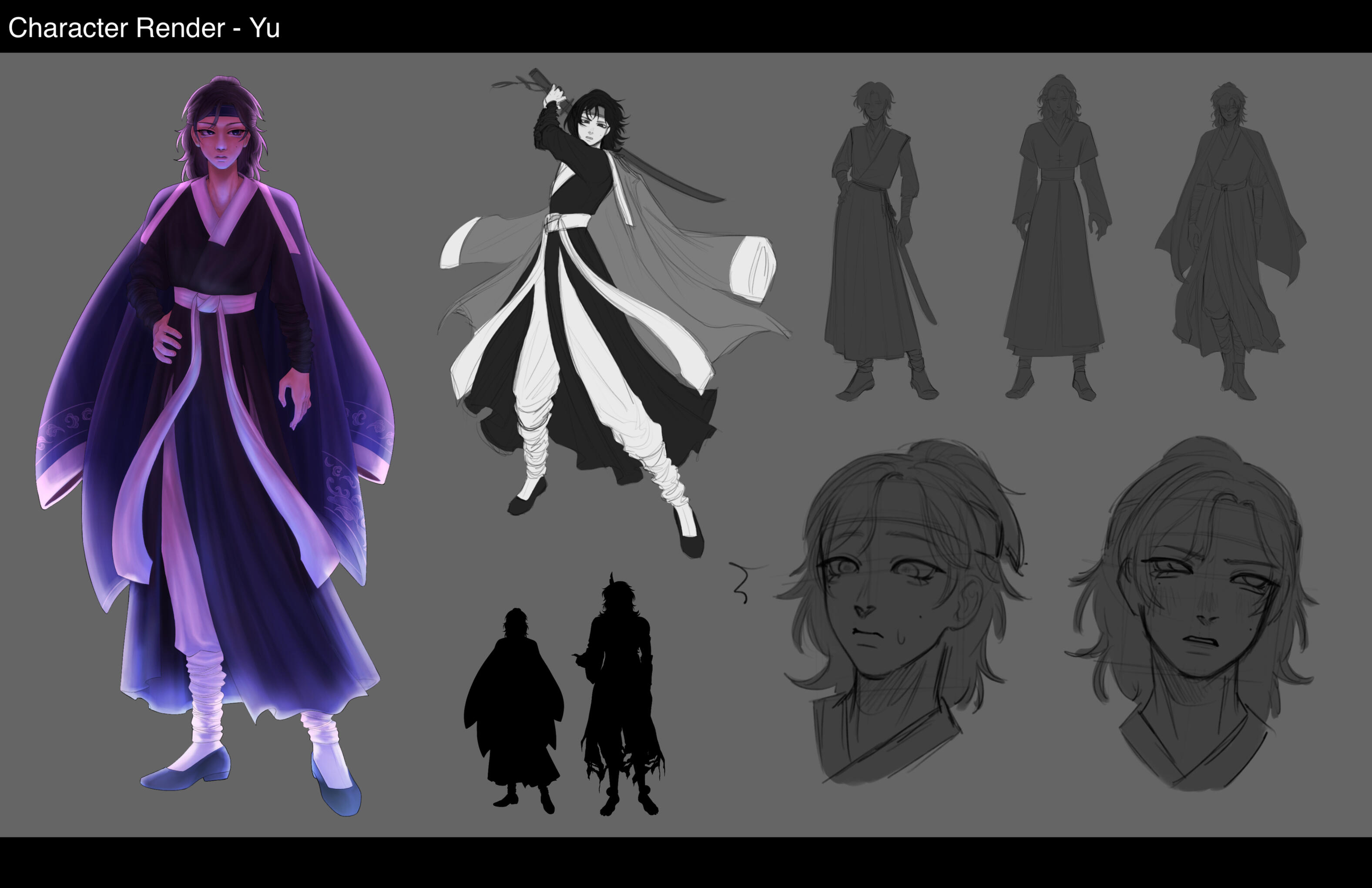 Yu is the protagonist of the story. He follows in his family's steps in becoming a noble demon slayer. However, during his travels, he gains a peculiar companion.