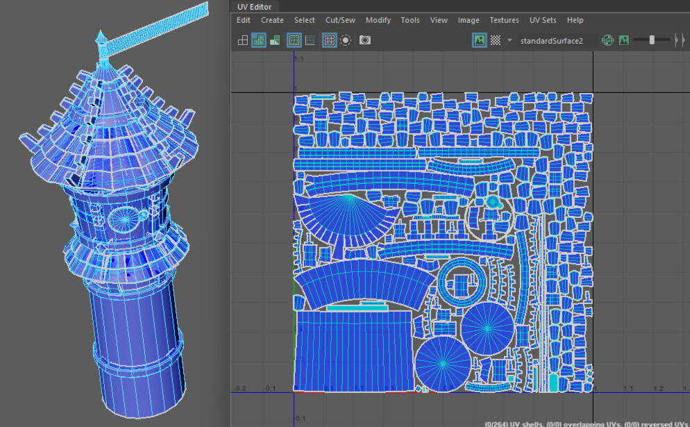 Clocktower UV Unwrapping