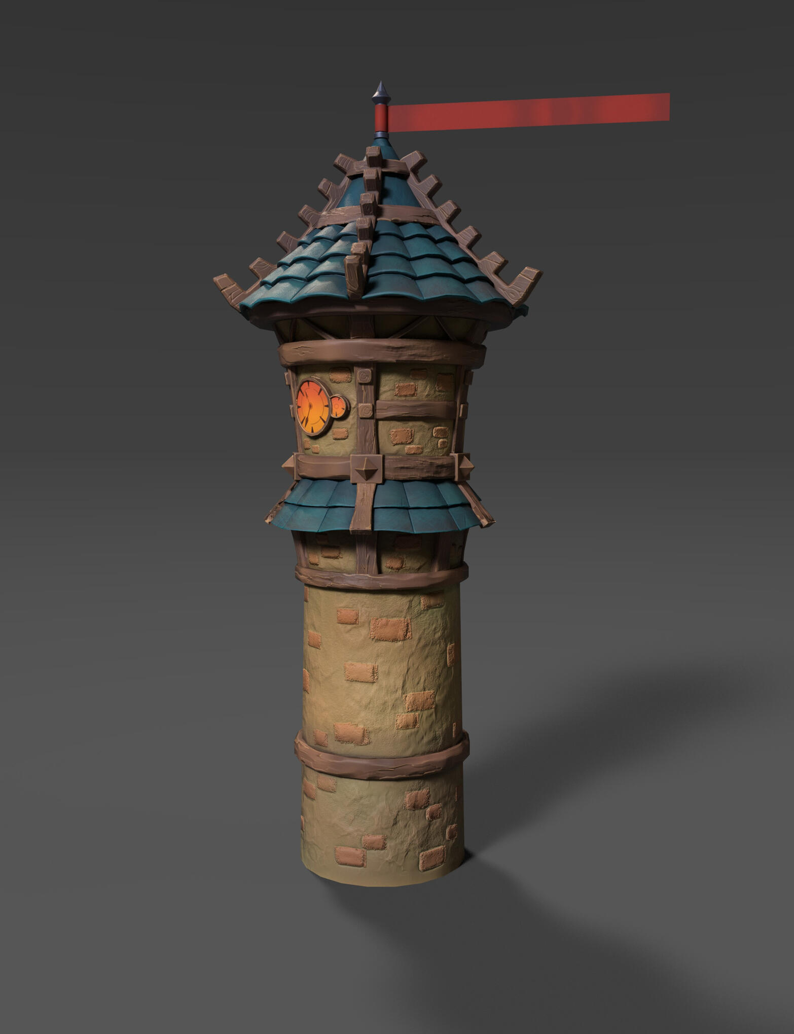 Clocktower Render Quarter Clocktower Render Quarter